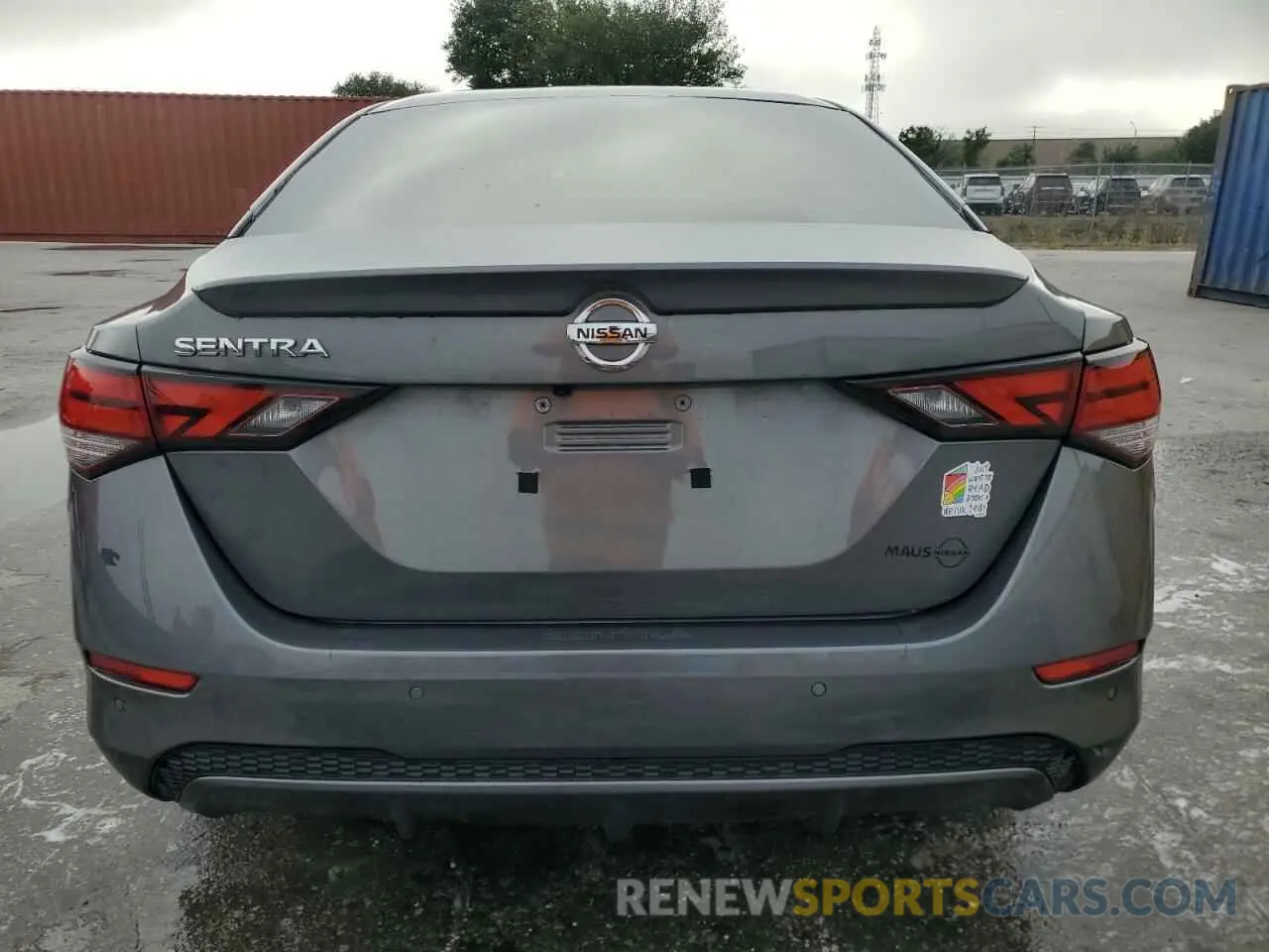 6 fotografías del automóvil dañado 3N1AB8BV8LY269818 NISSAN SENTRA 2020