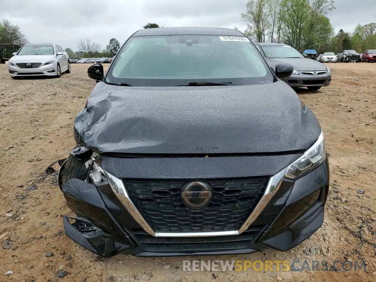 5 fotografías del automóvil dañado 3N1AB8BV8LY289907 NISSAN SENTRA 2020