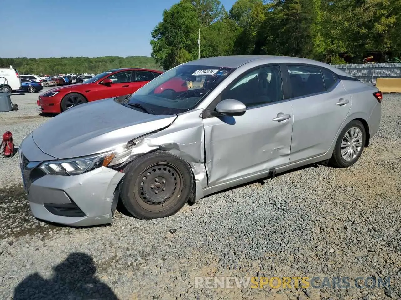 1 fotografías del automóvil dañado 3N1AB8BV9LY222281 NISSAN SENTRA 2020