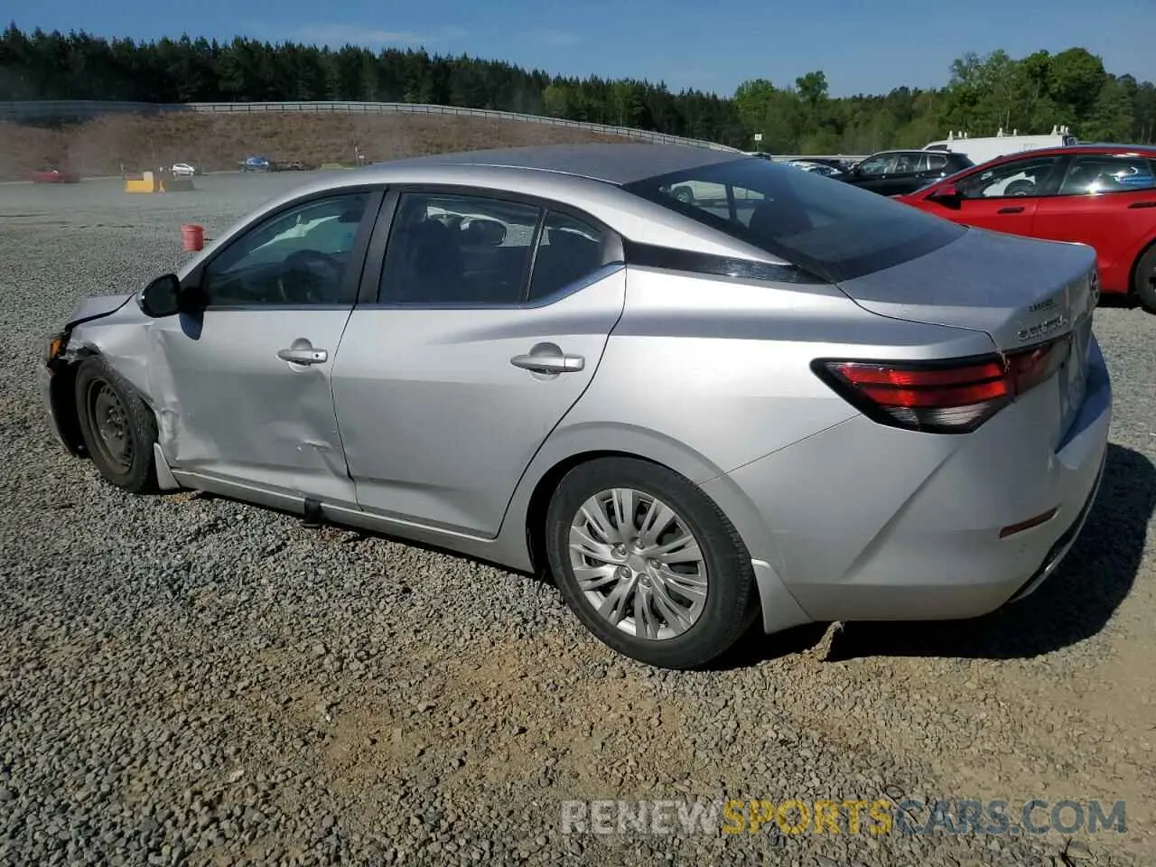 2 fotografías del automóvil dañado 3N1AB8BV9LY222281 NISSAN SENTRA 2020
