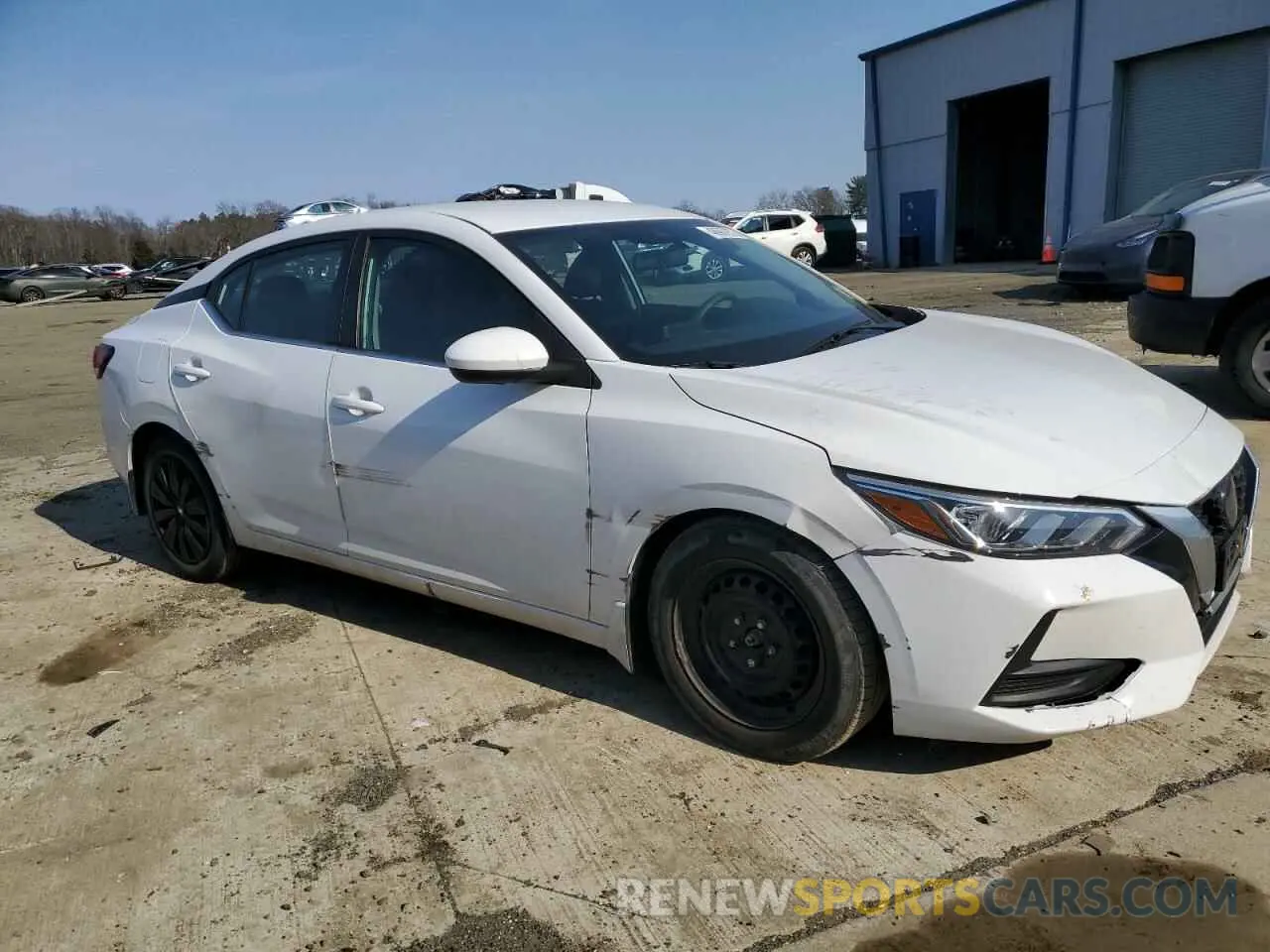 4 fotografías del automóvil dañado 3N1AB8BV9LY222975 NISSAN SENTRA 2020