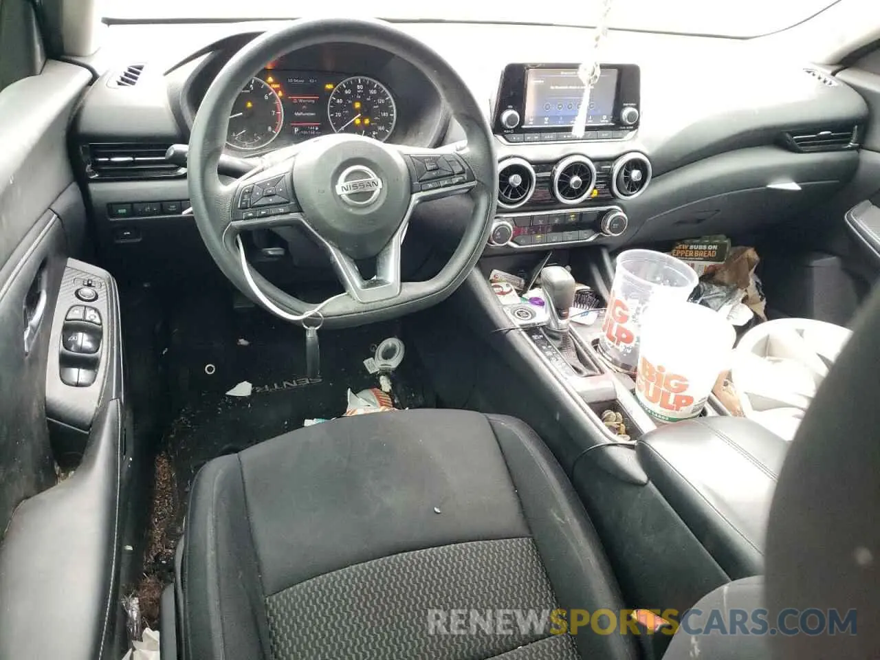 8 fotografías del automóvil dañado 3N1AB8BV9LY240215 NISSAN SENTRA 2020
