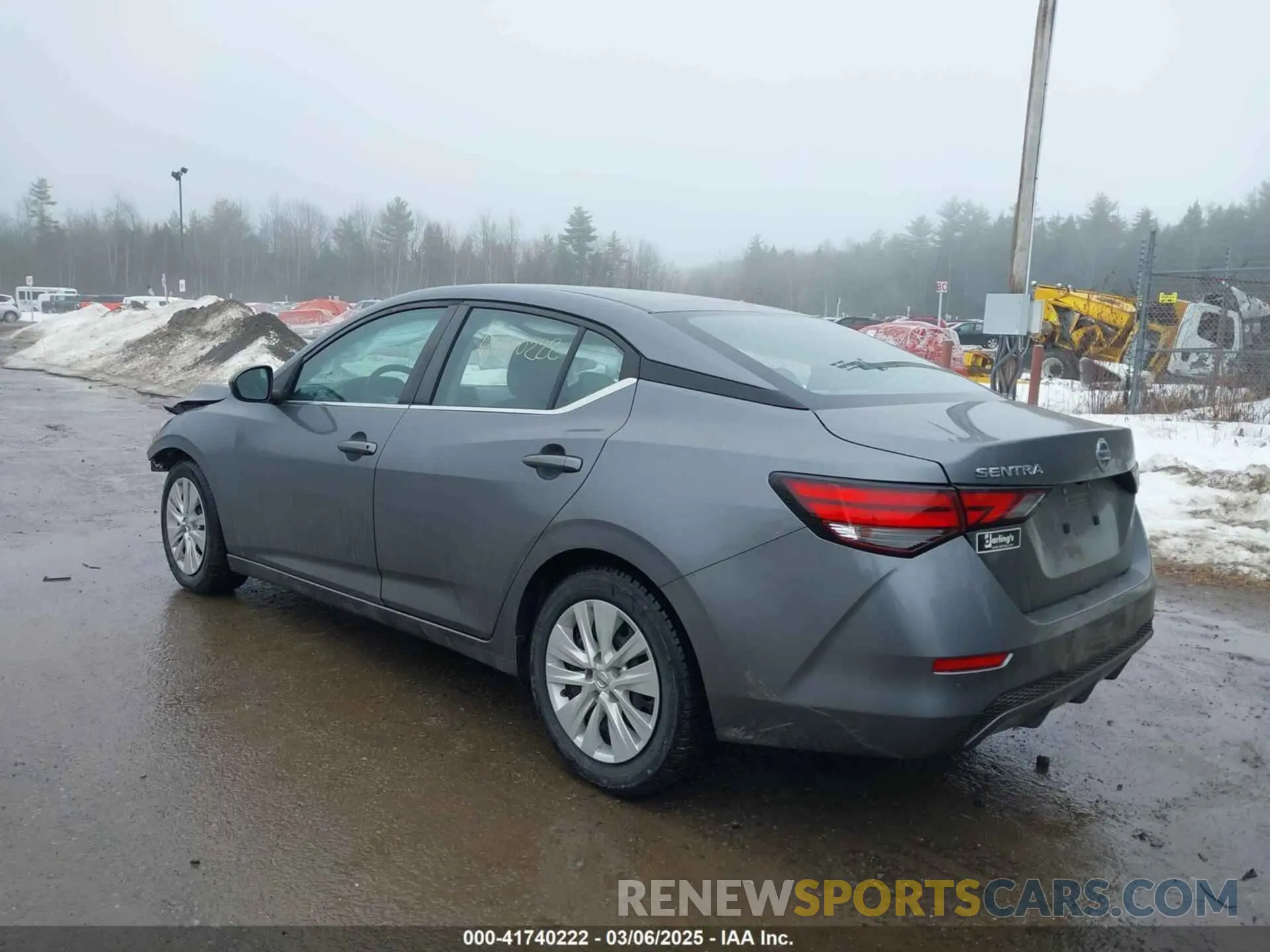 3 fotografías del automóvil dañado 3N1AB8BV9LY251683 NISSAN SENTRA 2020