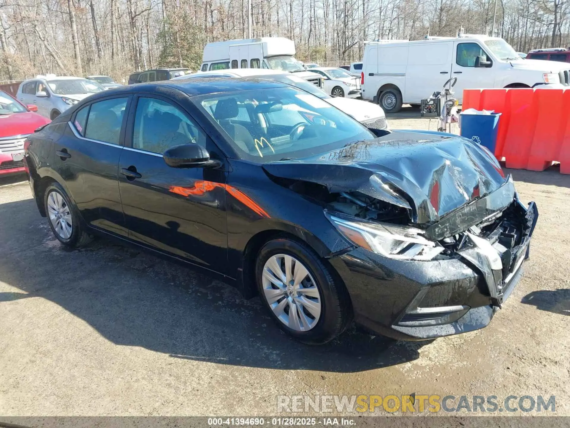 1 fotografías del automóvil dañado 3N1AB8BV9LY275529 NISSAN SENTRA 2020