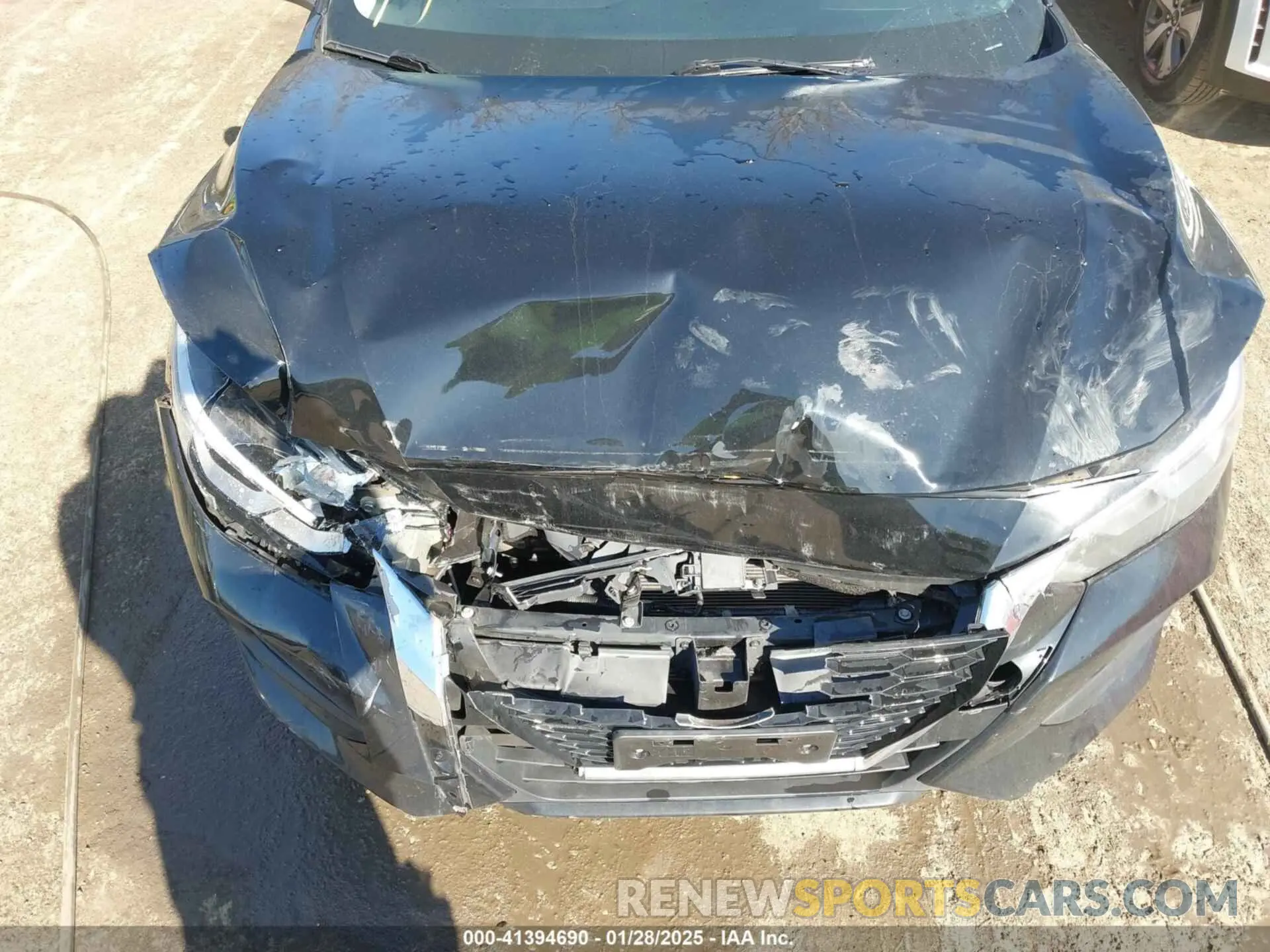10 fotografías del automóvil dañado 3N1AB8BV9LY275529 NISSAN SENTRA 2020