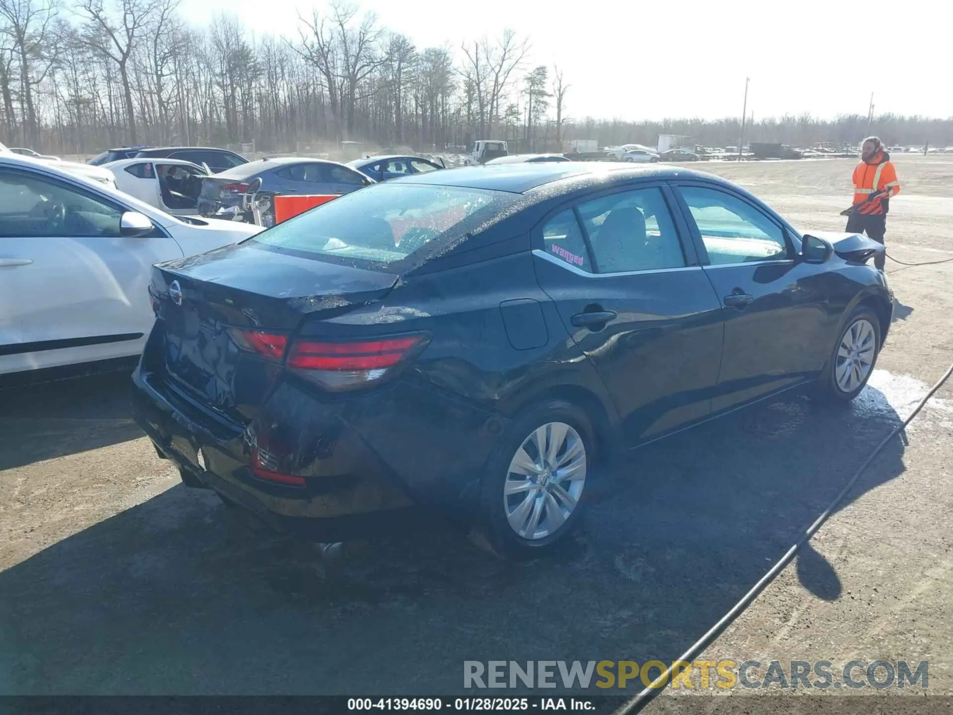 4 fotografías del automóvil dañado 3N1AB8BV9LY275529 NISSAN SENTRA 2020