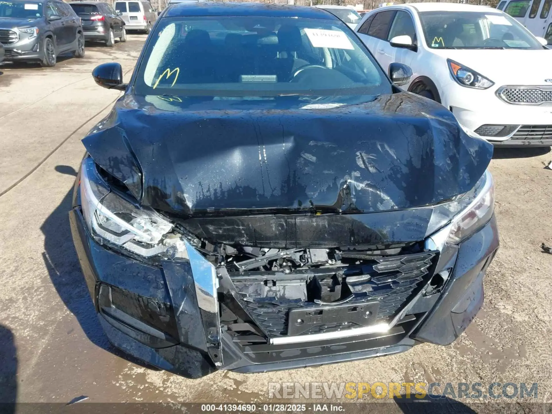 6 fotografías del automóvil dañado 3N1AB8BV9LY275529 NISSAN SENTRA 2020