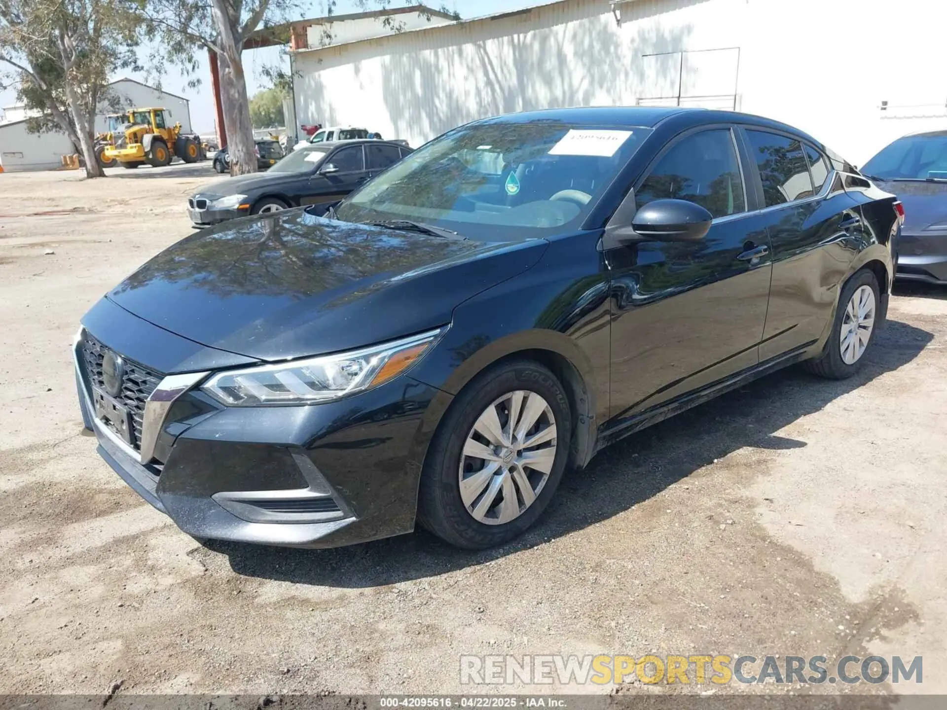 2 fotografías del automóvil dañado 3N1AB8BVXLY228512 NISSAN SENTRA 2020