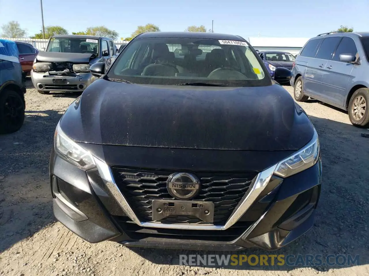 5 fotografías del automóvil dañado 3N1AB8BVXLY230437 NISSAN SENTRA 2020