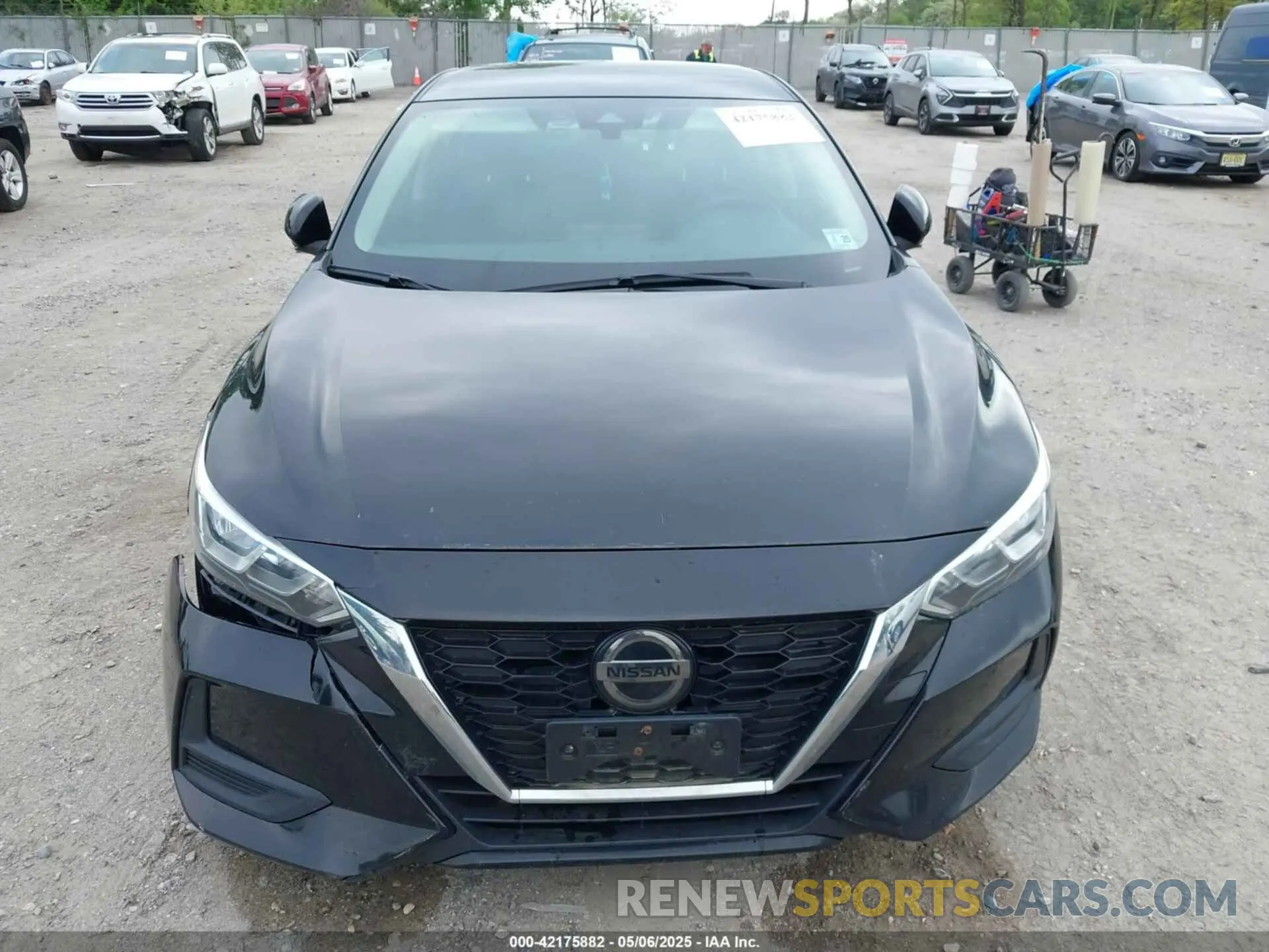 12 fotografías del automóvil dañado 3N1AB8BVXLY263499 NISSAN SENTRA 2020