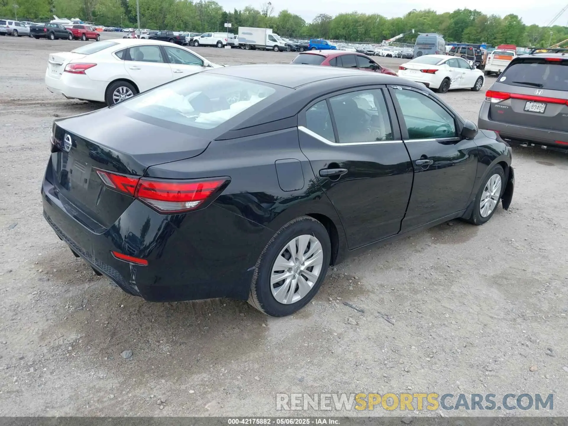 4 fotografías del automóvil dañado 3N1AB8BVXLY263499 NISSAN SENTRA 2020