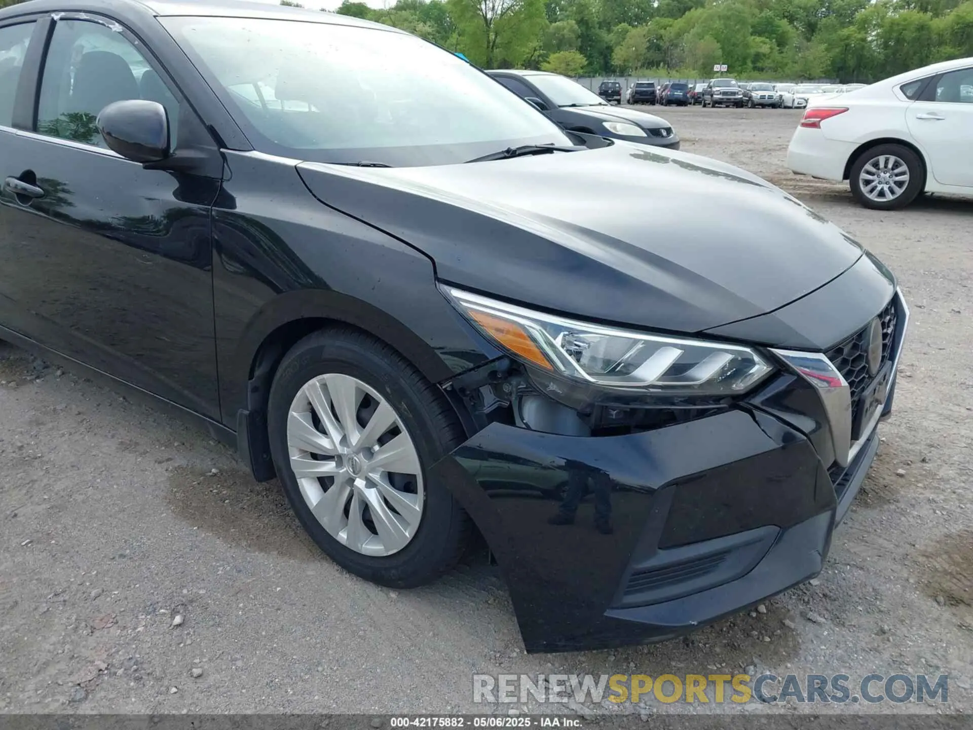 6 fotografías del automóvil dañado 3N1AB8BVXLY263499 NISSAN SENTRA 2020