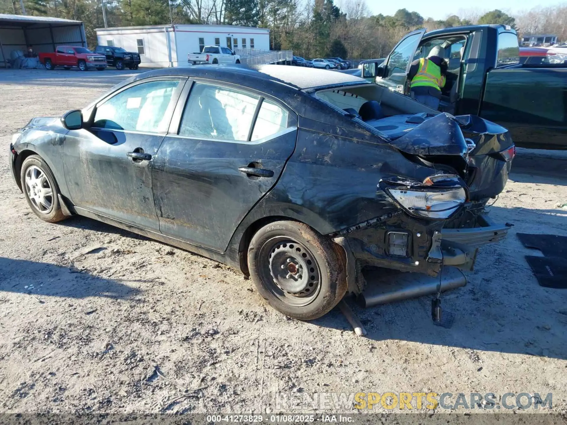 3 fotografías del automóvil dañado 3N1AB8BVXLY288905 NISSAN SENTRA 2020
