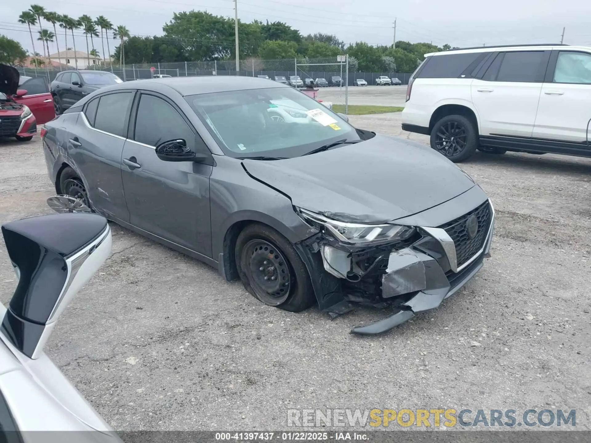 1 fotografías del automóvil dañado 3N1AB8BVXLY291612 NISSAN SENTRA 2020
