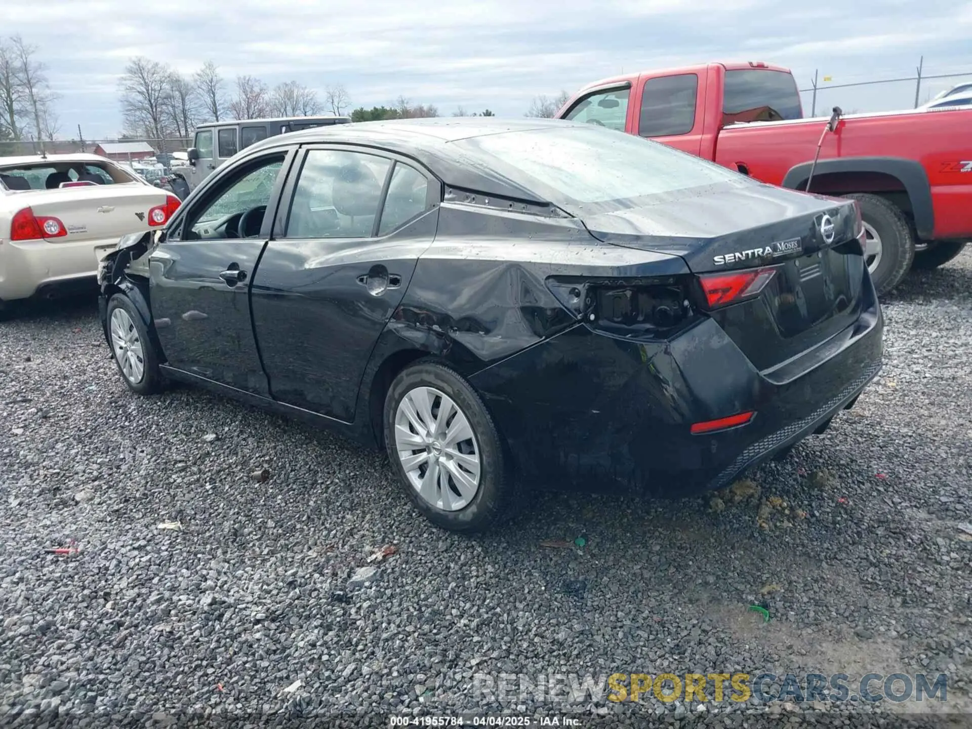 3 fotografías del automóvil dañado 3N1AB8BVXLY292419 NISSAN SENTRA 2020