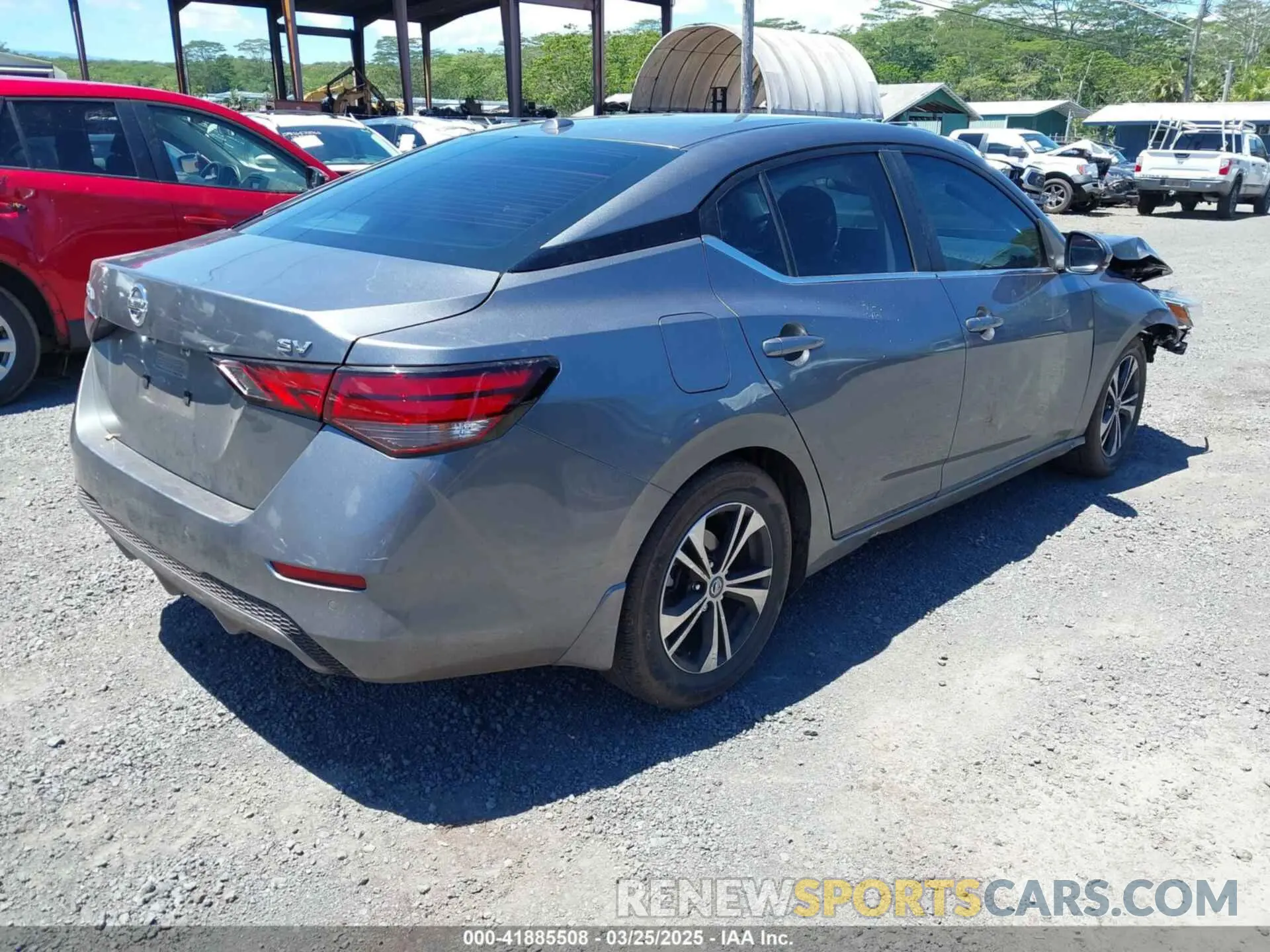 4 fotografías del automóvil dañado 3N1AB8CV0LY217050 NISSAN SENTRA 2020