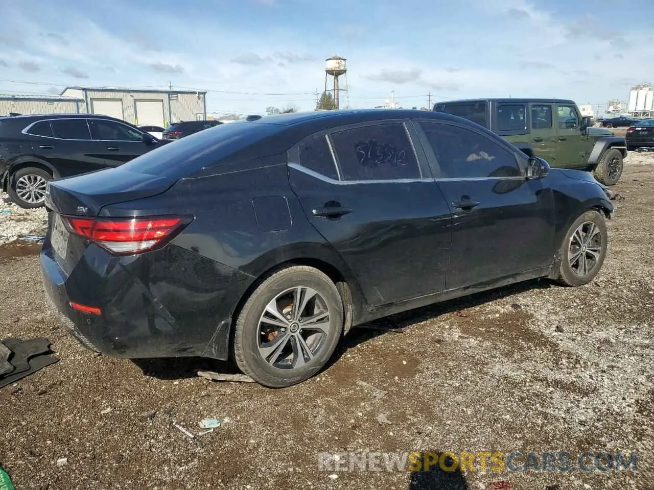 3 fotografías del automóvil dañado 3N1AB8CV0LY220112 NISSAN SENTRA 2020