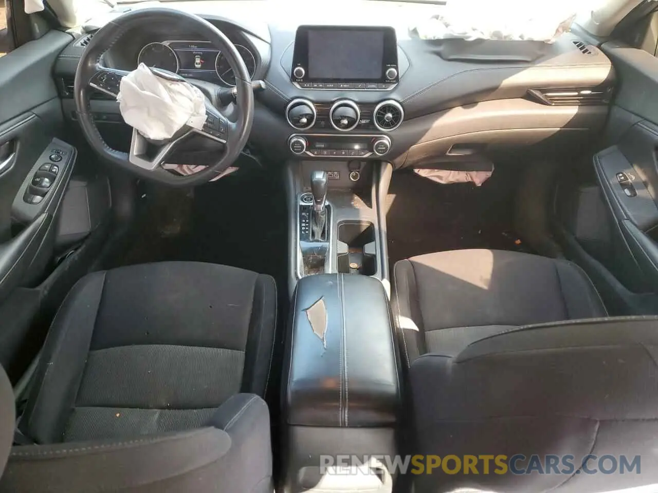8 fotografías del automóvil dañado 3N1AB8CV0LY220112 NISSAN SENTRA 2020