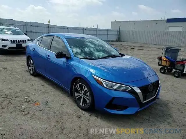 13 fotografías del automóvil dañado 3N1AB8CV0LY252106 NISSAN SENTRA 2020