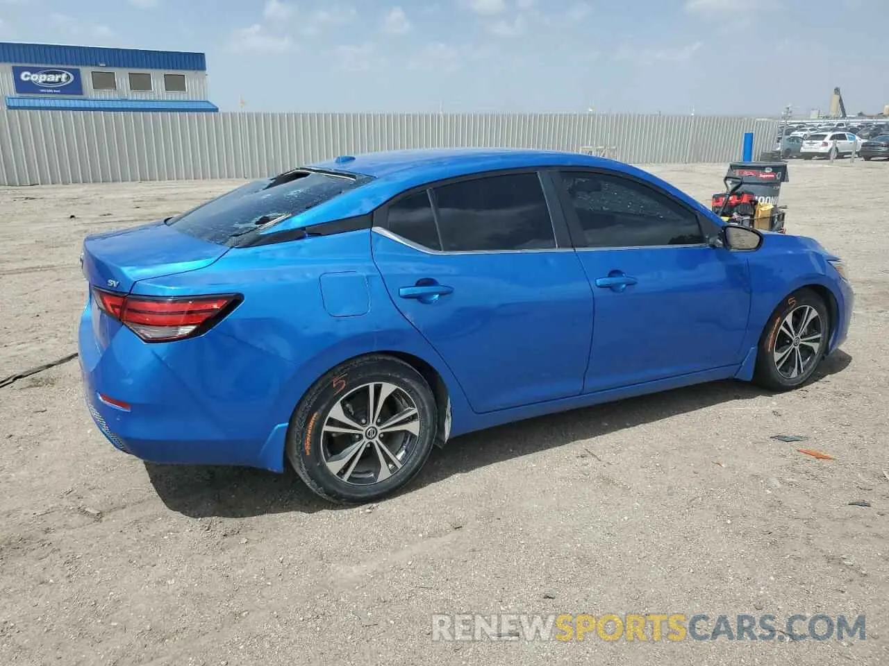 3 fotografías del automóvil dañado 3N1AB8CV0LY252106 NISSAN SENTRA 2020