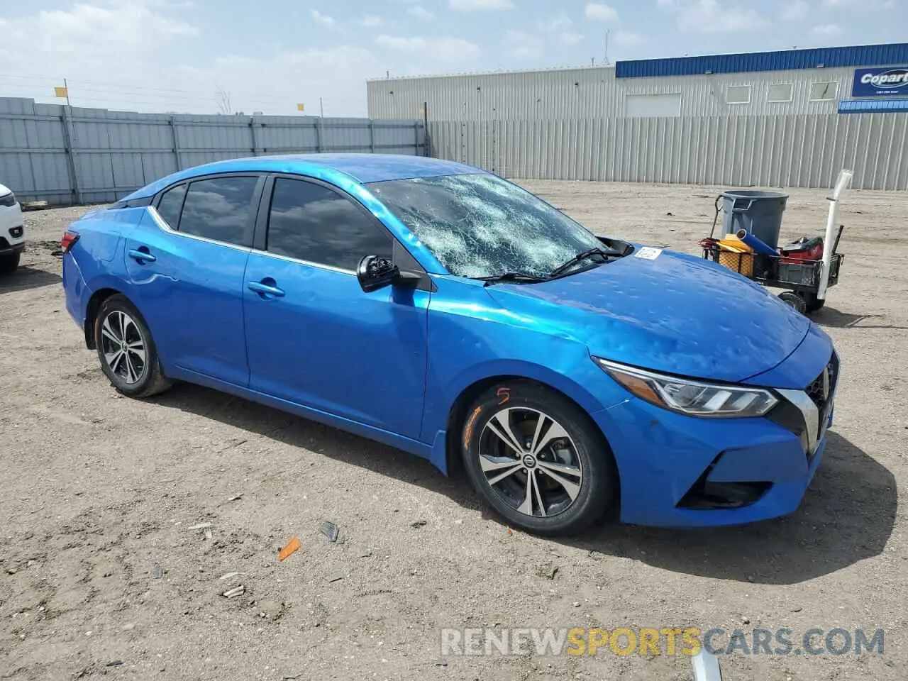 4 fotografías del automóvil dañado 3N1AB8CV0LY252106 NISSAN SENTRA 2020