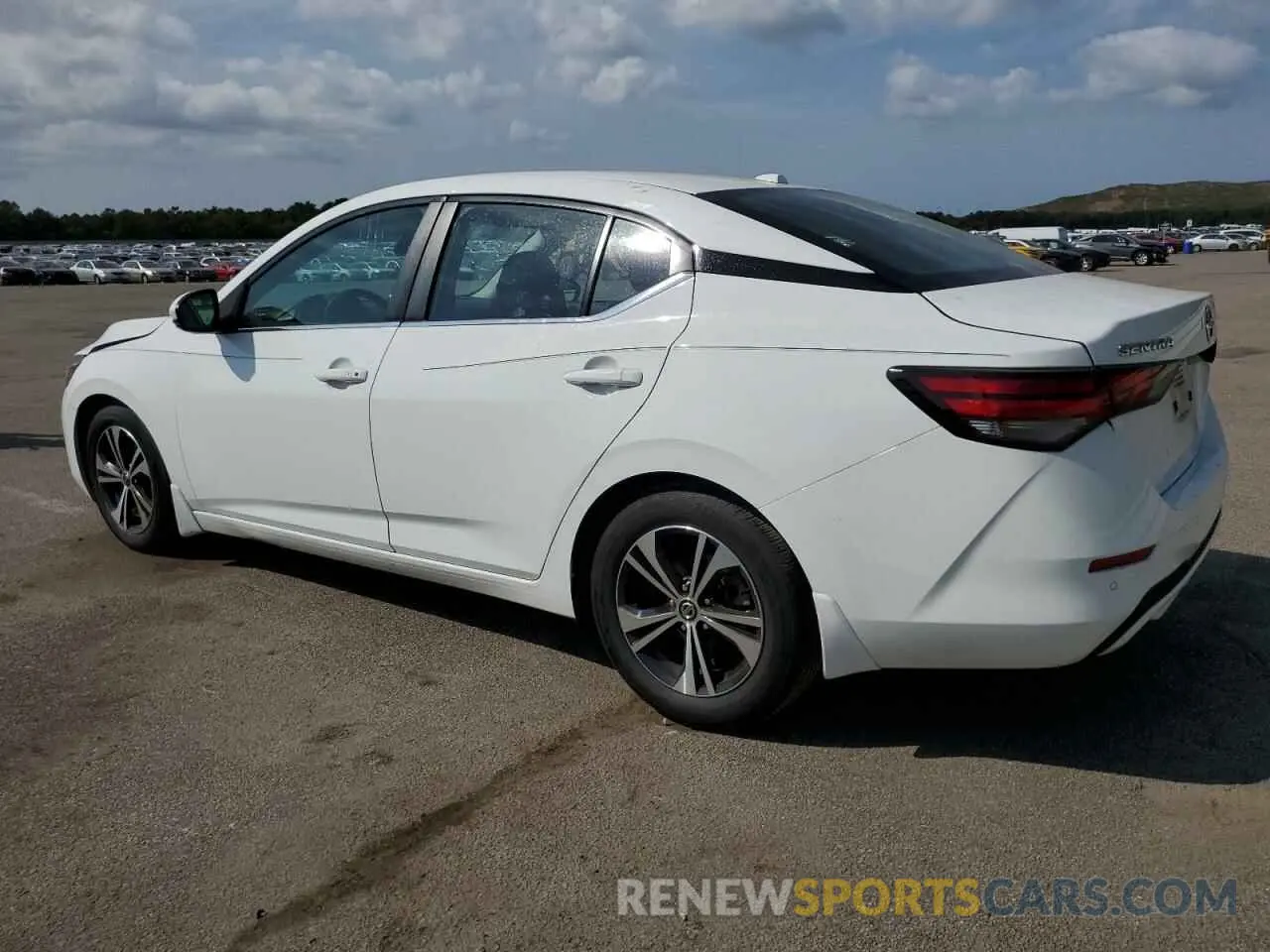 2 fotografías del automóvil dañado 3N1AB8CV0LY281010 NISSAN SENTRA 2020