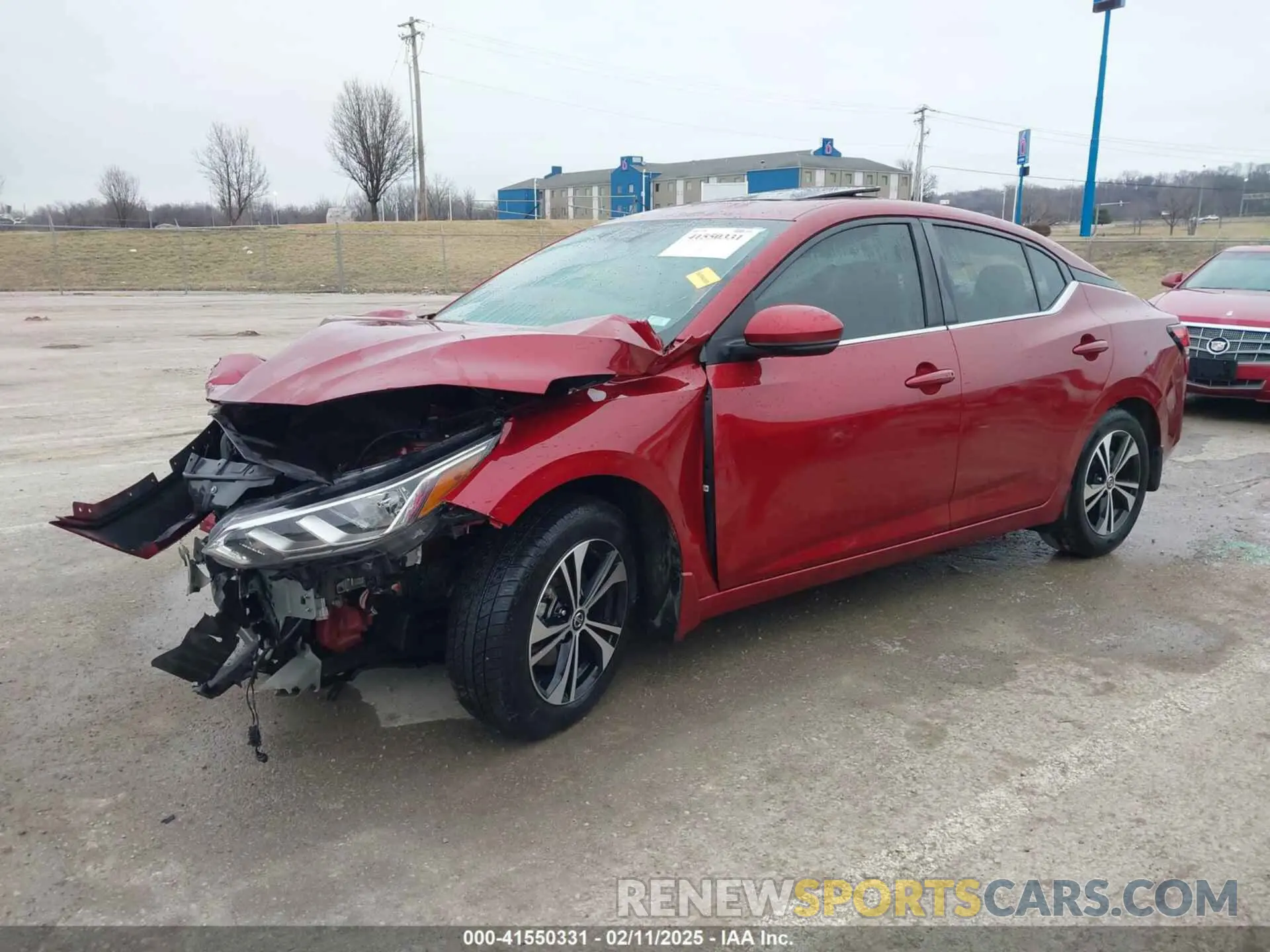 2 fotografías del automóvil dañado 3N1AB8CV0LY285722 NISSAN SENTRA 2020