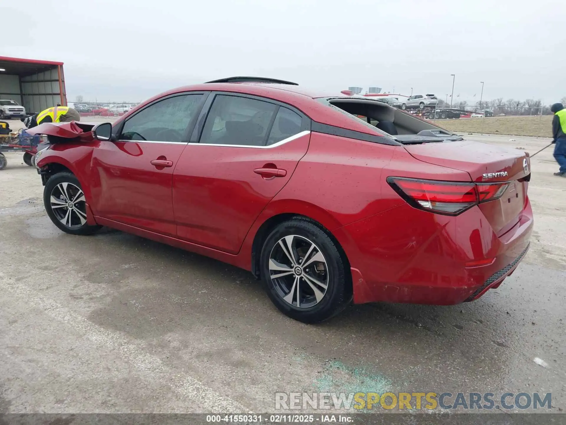 3 fotografías del automóvil dañado 3N1AB8CV0LY285722 NISSAN SENTRA 2020