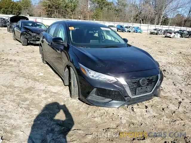 10 fotografías del automóvil dañado 3N1AB8CV0LY285865 NISSAN SENTRA 2020