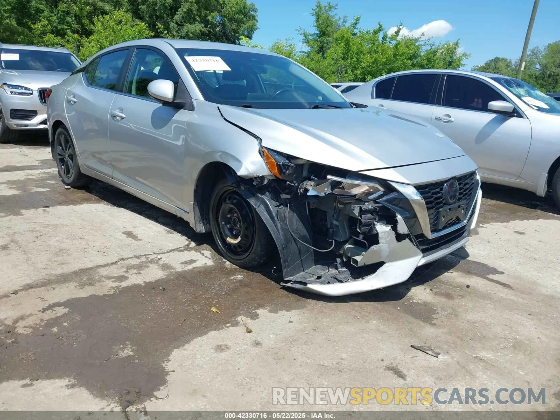 1 fotografías del automóvil dañado 3N1AB8CV0LY296784 NISSAN SENTRA 2020