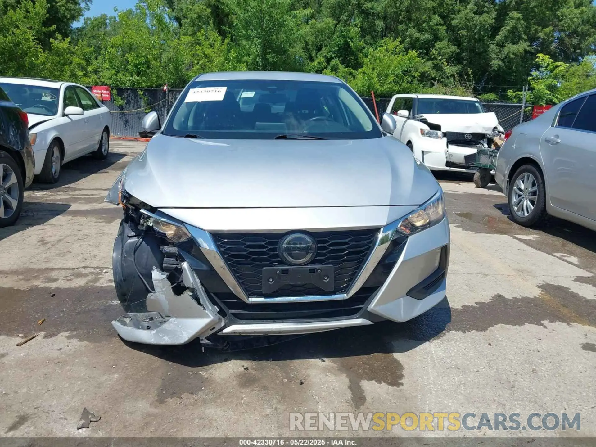 13 fotografías del automóvil dañado 3N1AB8CV0LY296784 NISSAN SENTRA 2020