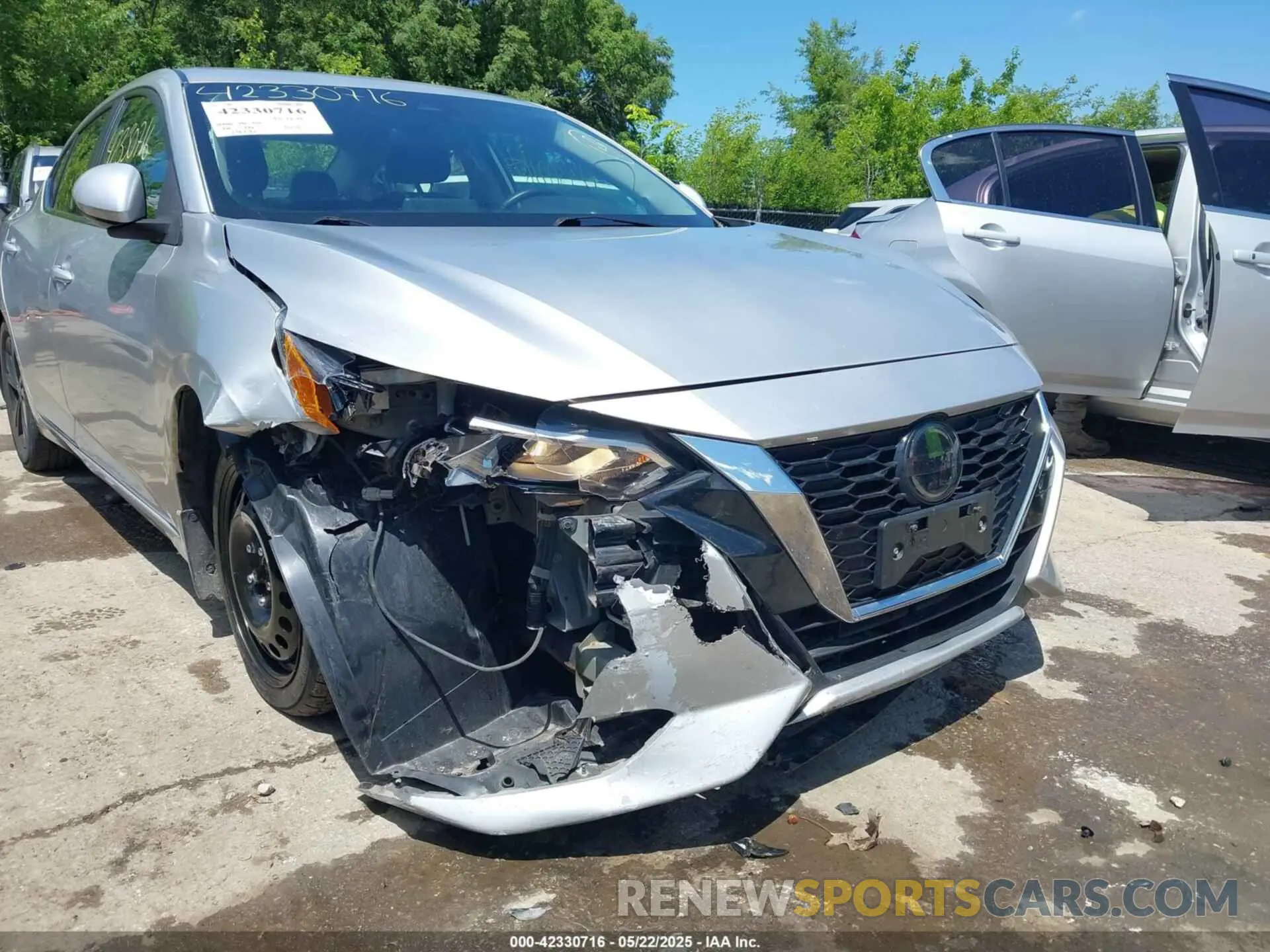6 fotografías del automóvil dañado 3N1AB8CV0LY296784 NISSAN SENTRA 2020