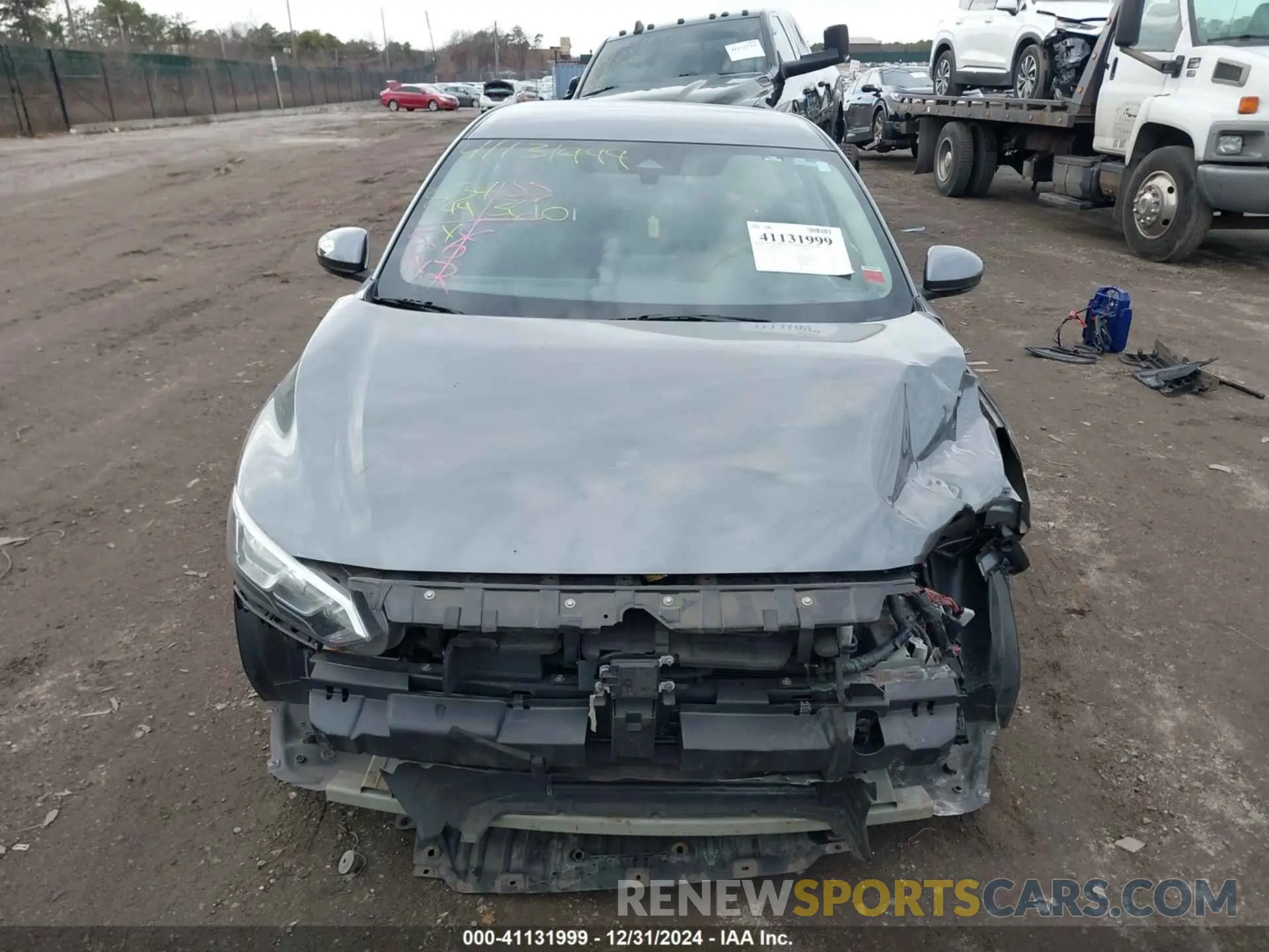 12 fotografías del automóvil dañado 3N1AB8CV0LY301952 NISSAN SENTRA 2020