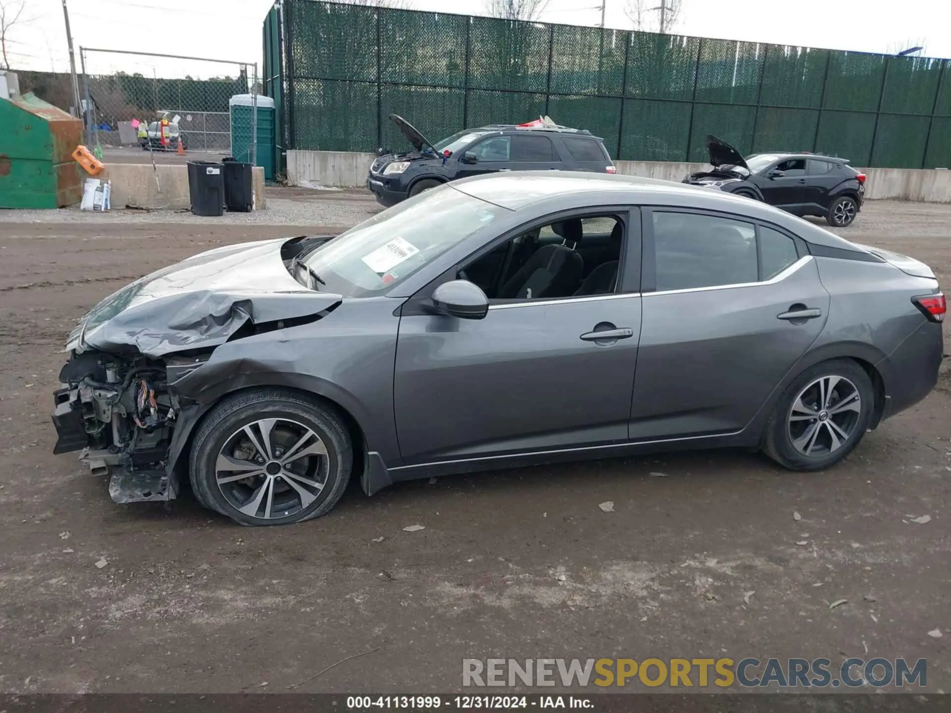 14 fotografías del automóvil dañado 3N1AB8CV0LY301952 NISSAN SENTRA 2020