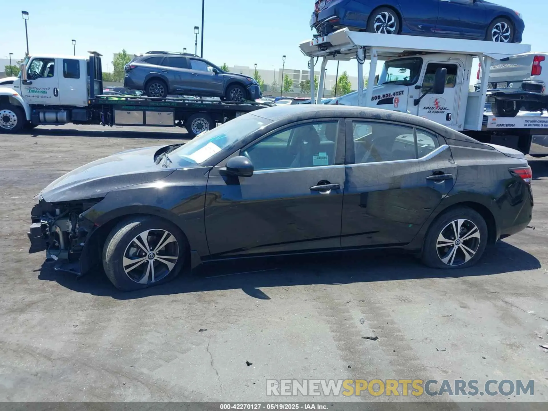 13 fotografías del automóvil dañado 3N1AB8CV0LY304995 NISSAN SENTRA 2020