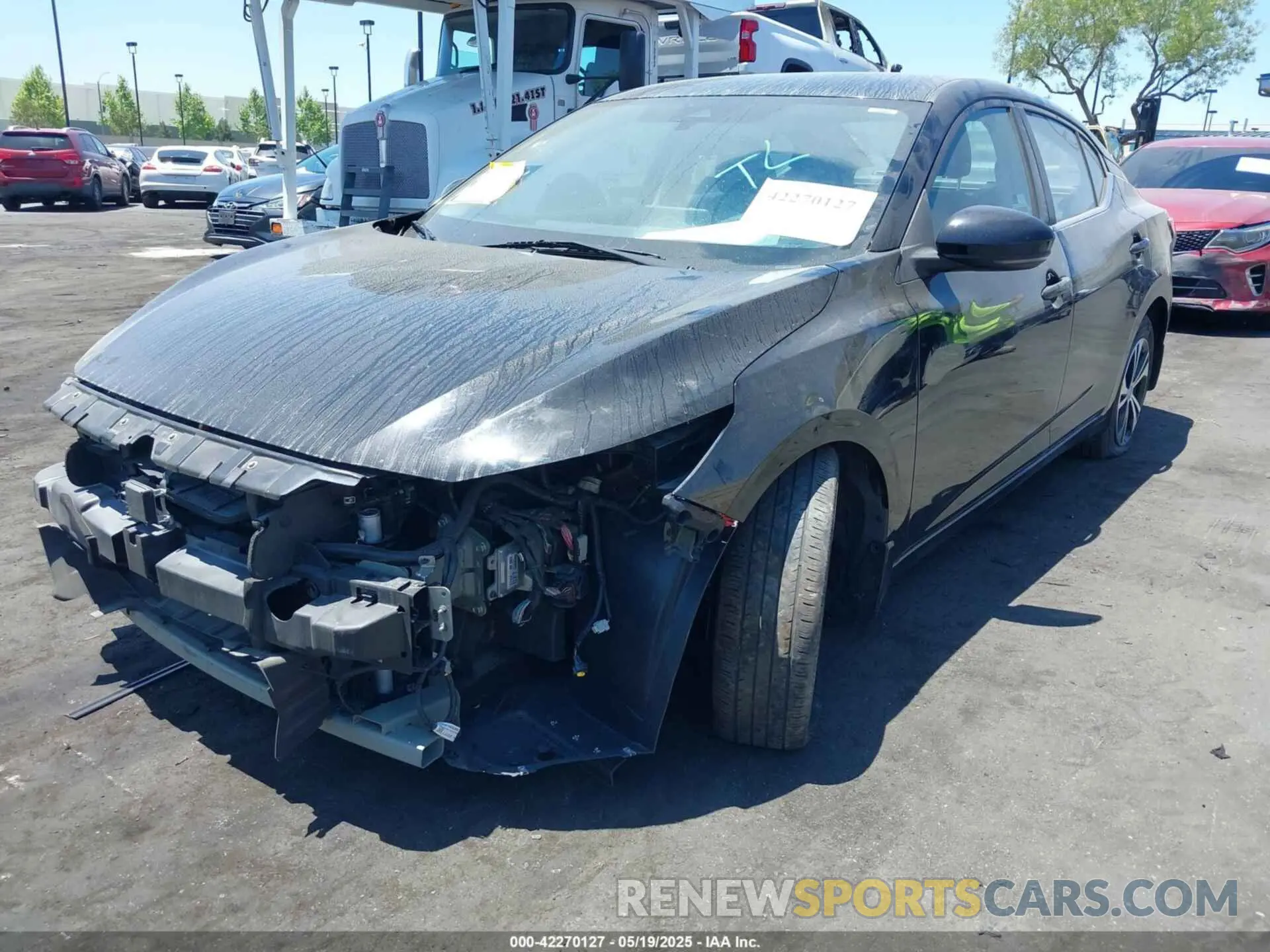 2 fotografías del automóvil dañado 3N1AB8CV0LY304995 NISSAN SENTRA 2020