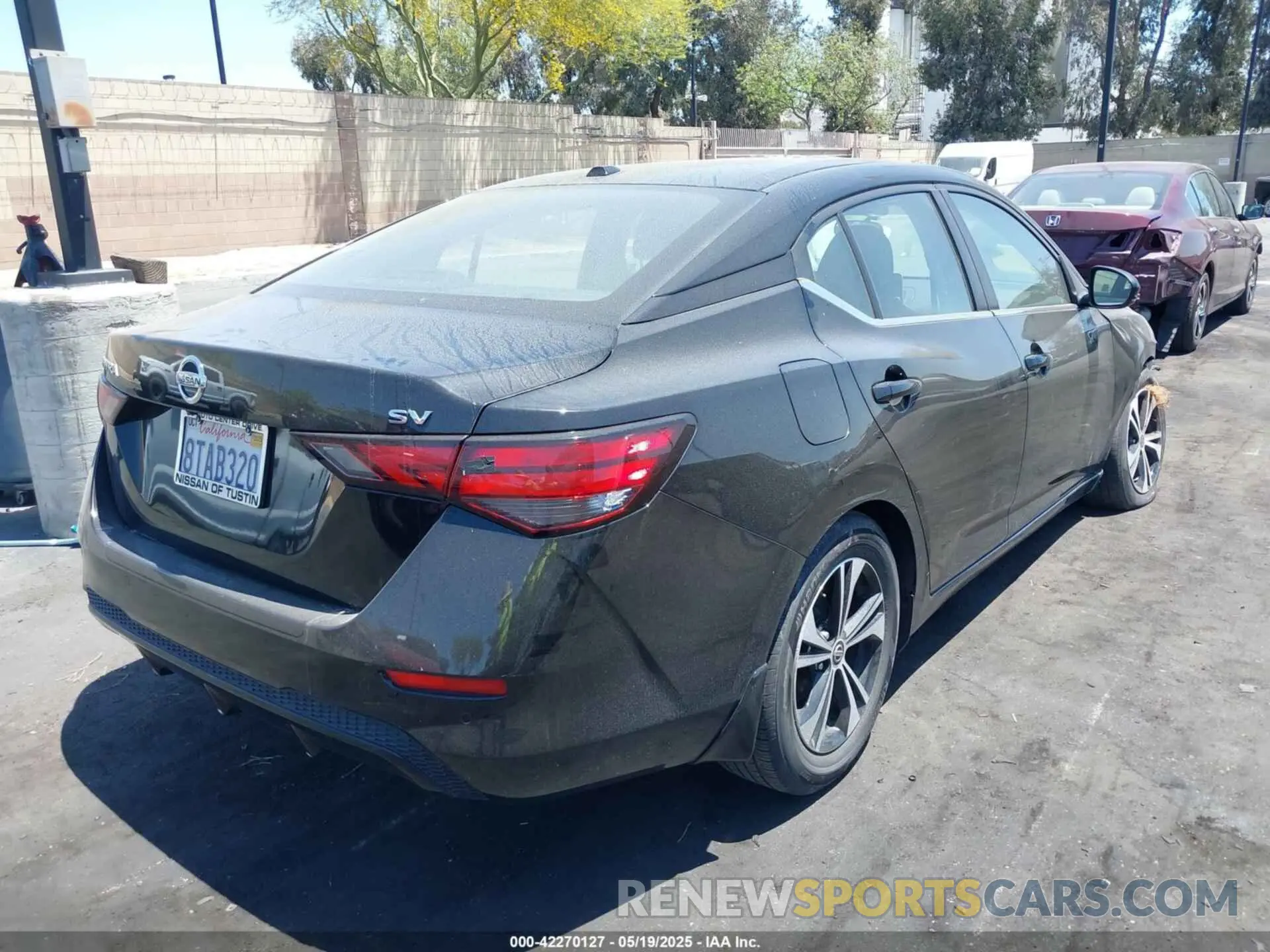 4 fotografías del automóvil dañado 3N1AB8CV0LY304995 NISSAN SENTRA 2020