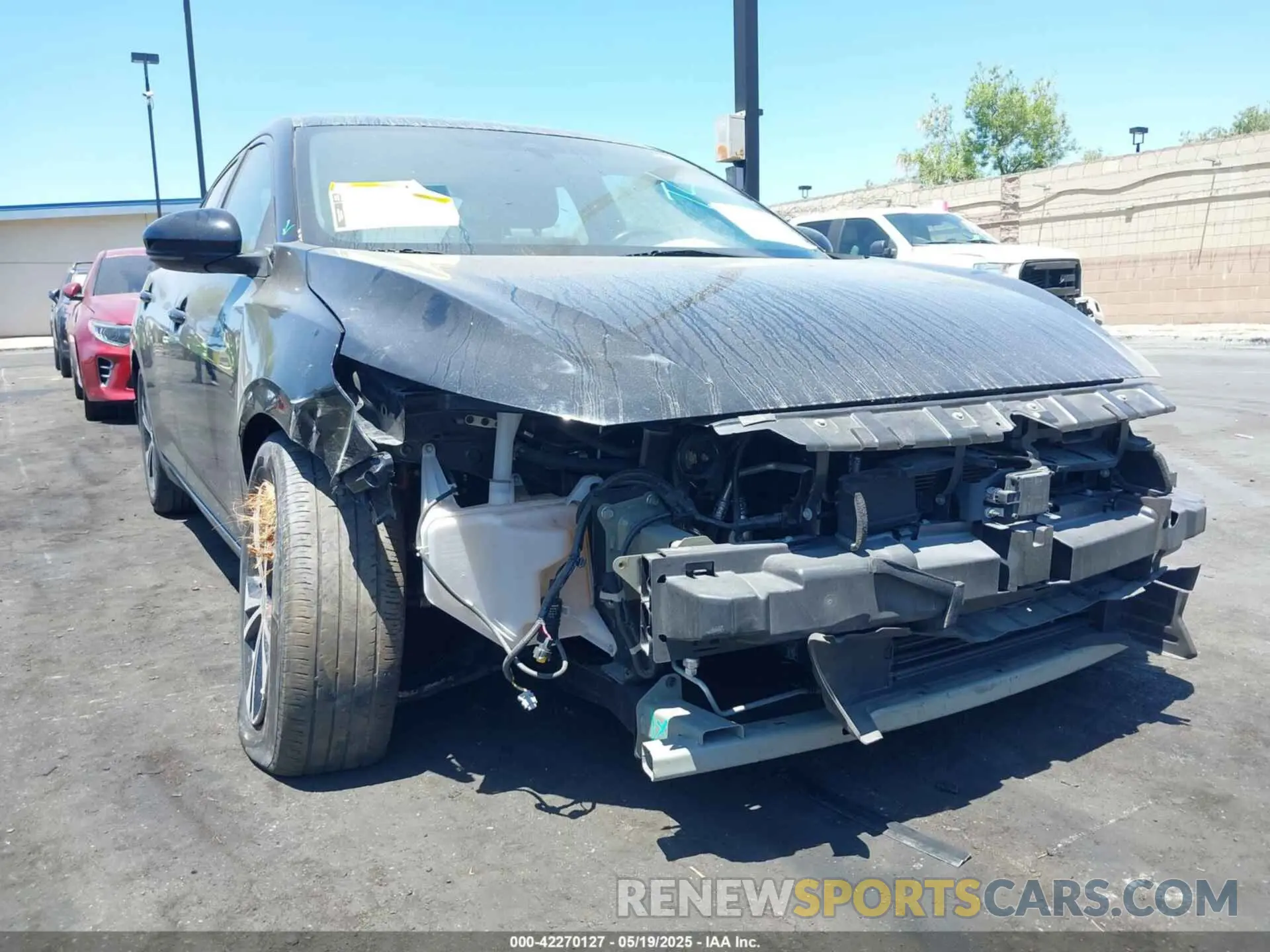 6 fotografías del automóvil dañado 3N1AB8CV0LY304995 NISSAN SENTRA 2020