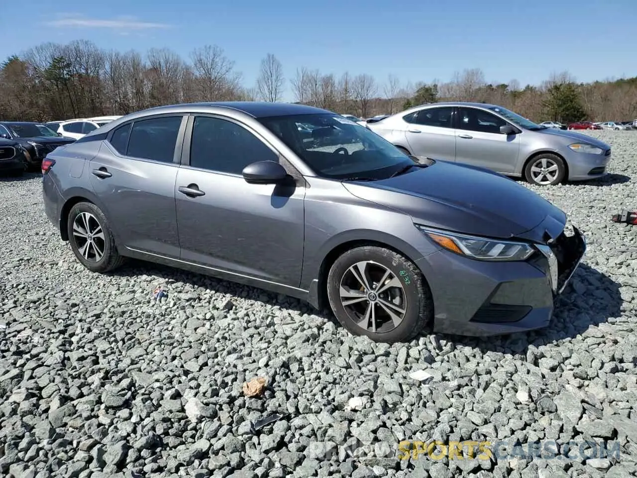 4 fotografías del automóvil dañado 3N1AB8CV1LY211323 NISSAN SENTRA 2020
