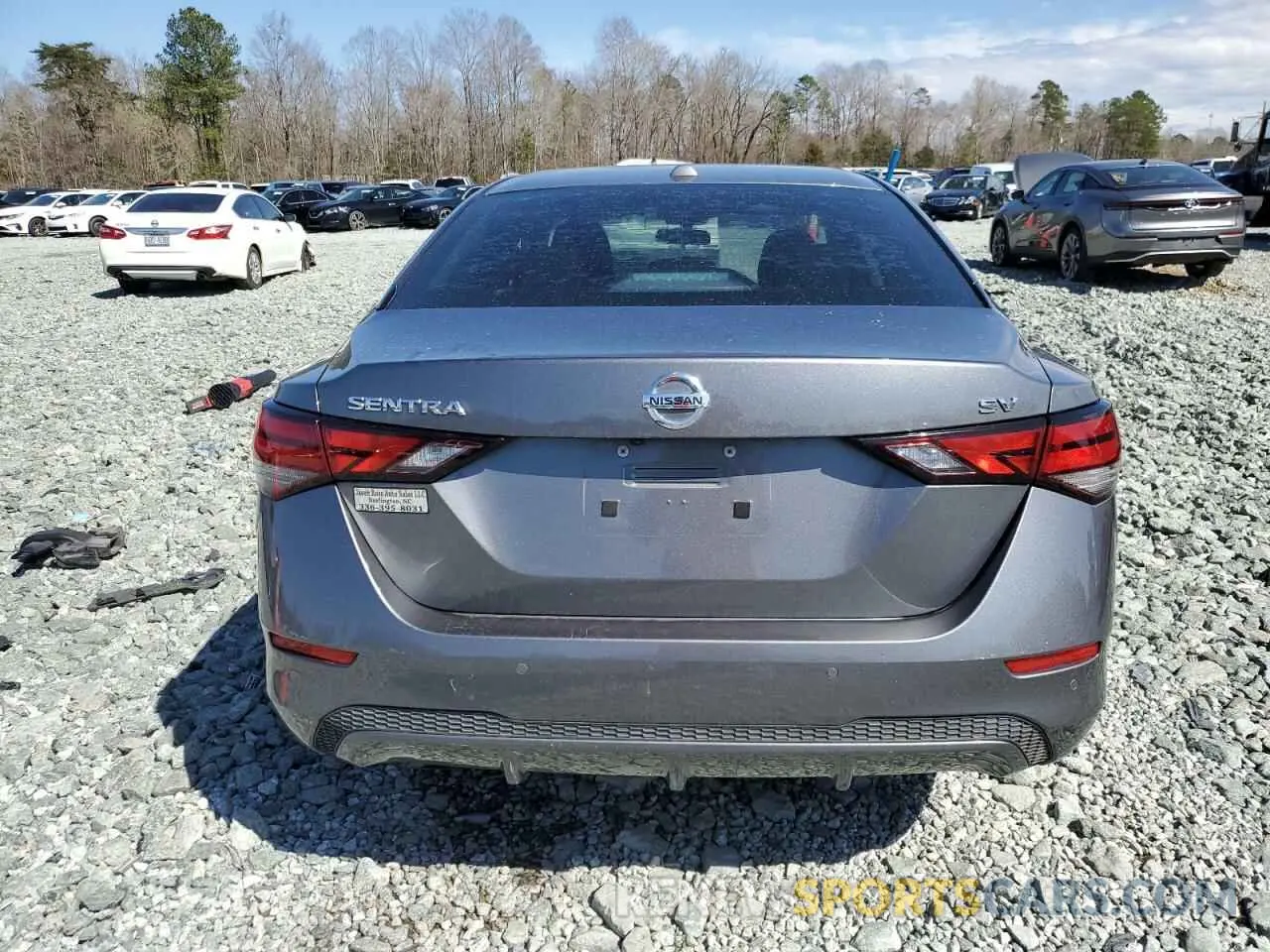 6 fotografías del automóvil dañado 3N1AB8CV1LY211323 NISSAN SENTRA 2020