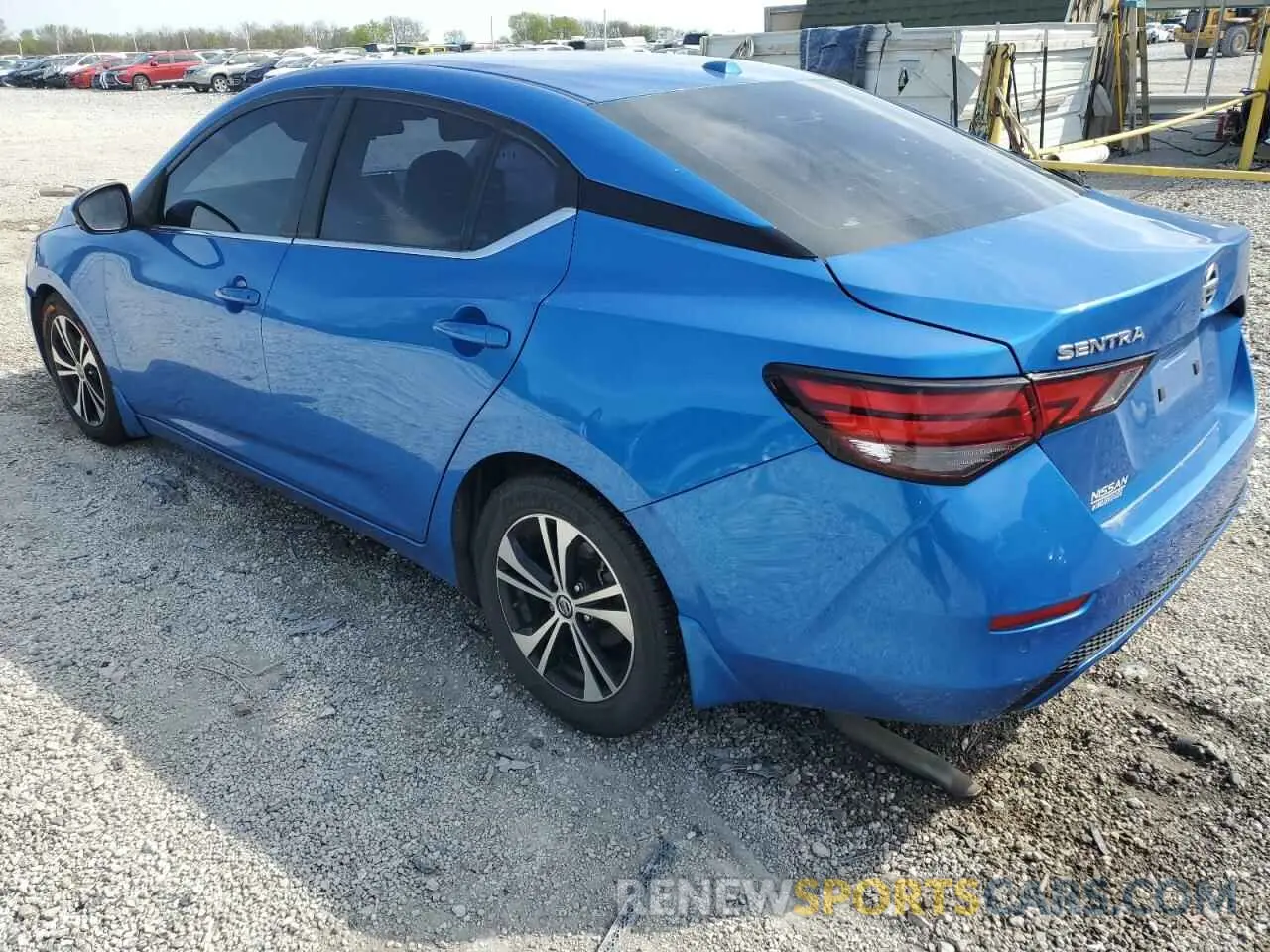 2 fotografías del automóvil dañado 3N1AB8CV1LY212696 NISSAN SENTRA 2020