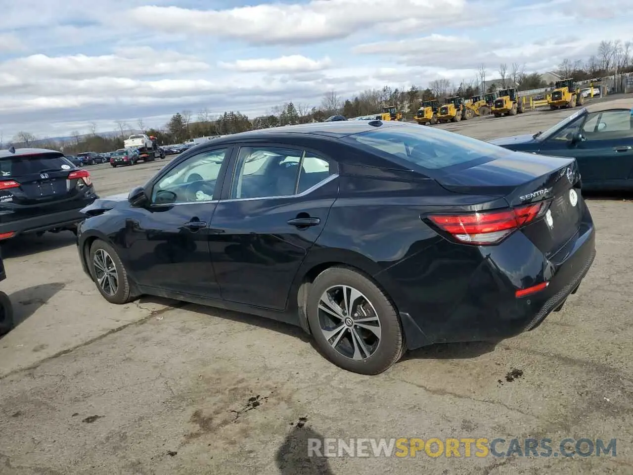 2 fotografías del automóvil dañado 3N1AB8CV1LY228350 NISSAN SENTRA 2020