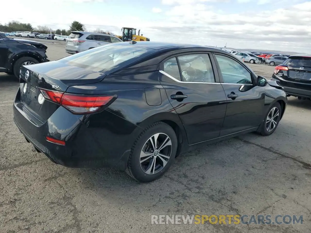 3 fotografías del automóvil dañado 3N1AB8CV1LY228350 NISSAN SENTRA 2020