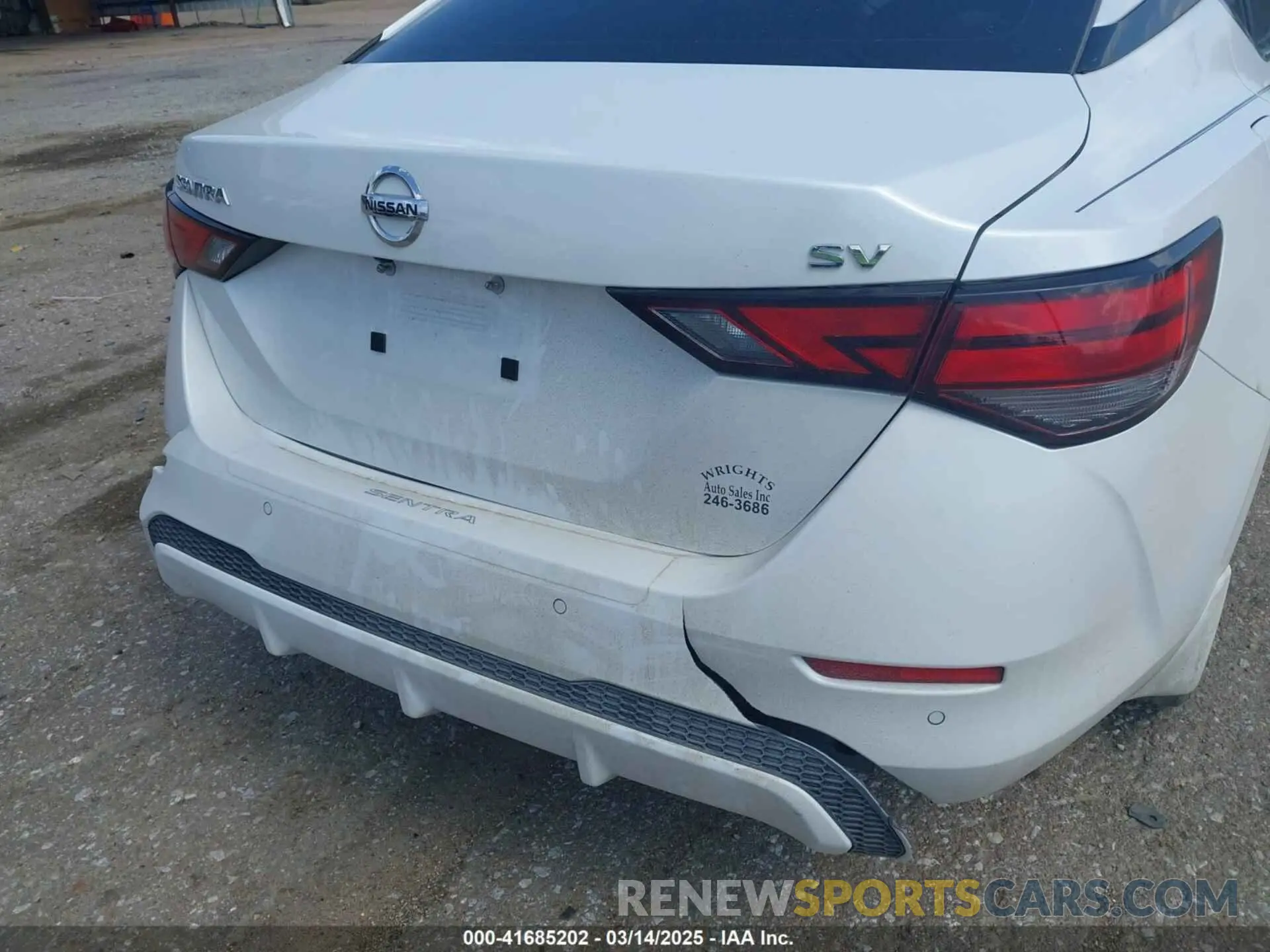 18 fotografías del automóvil dañado 3N1AB8CV1LY243656 NISSAN SENTRA 2020