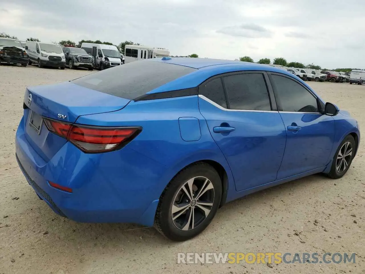 3 fotografías del automóvil dañado 3N1AB8CV1LY265026 NISSAN SENTRA 2020