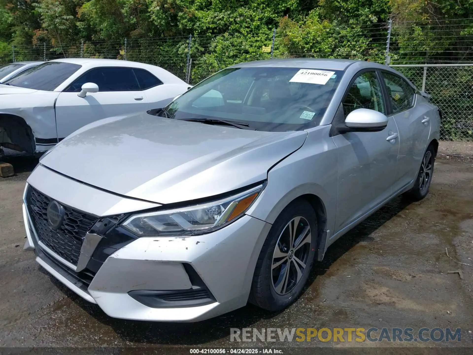 2 fotografías del automóvil dañado 3N1AB8CV1LY266418 NISSAN SENTRA 2020