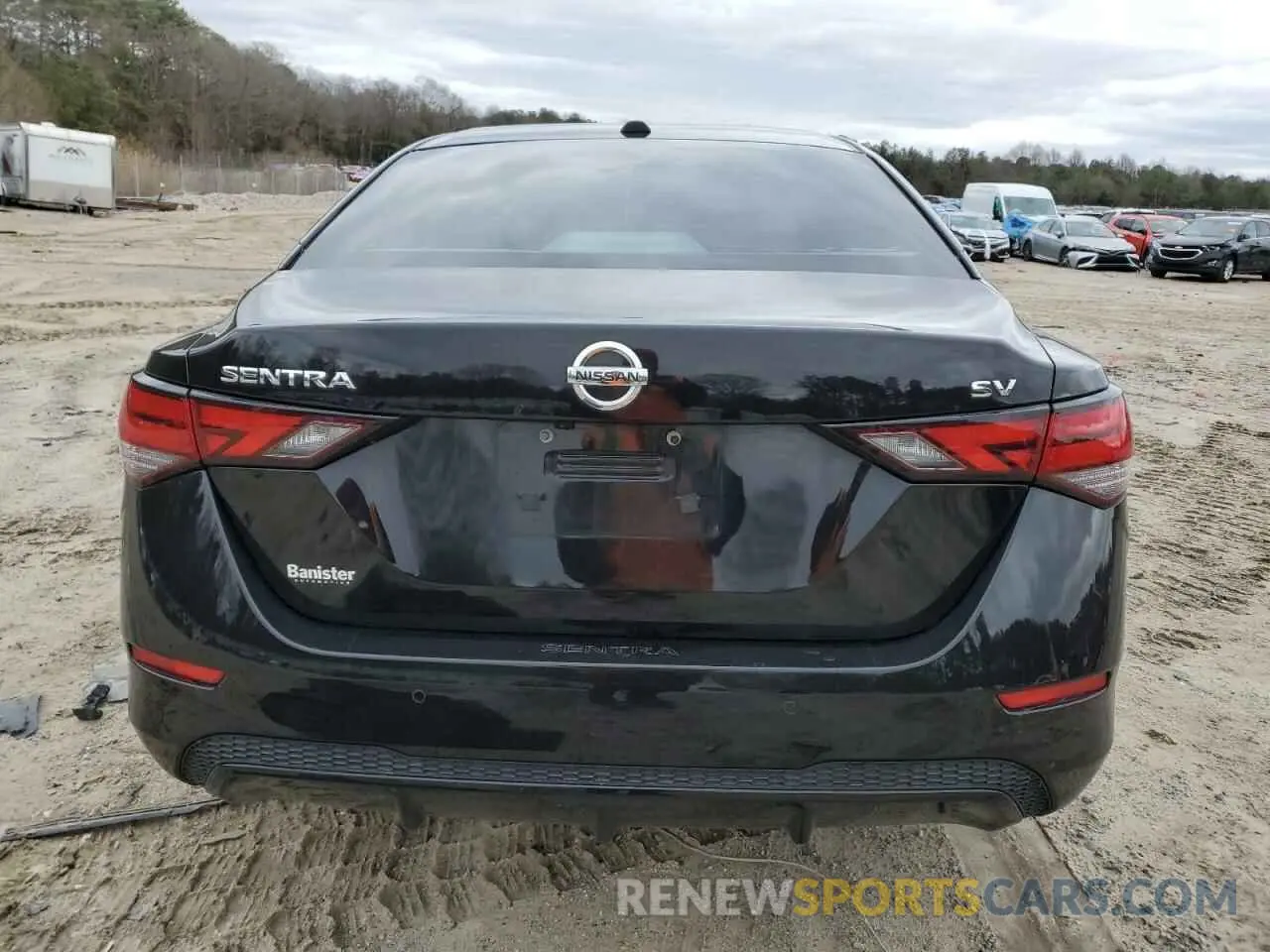 6 fotografías del automóvil dañado 3N1AB8CV1LY267083 NISSAN SENTRA 2020