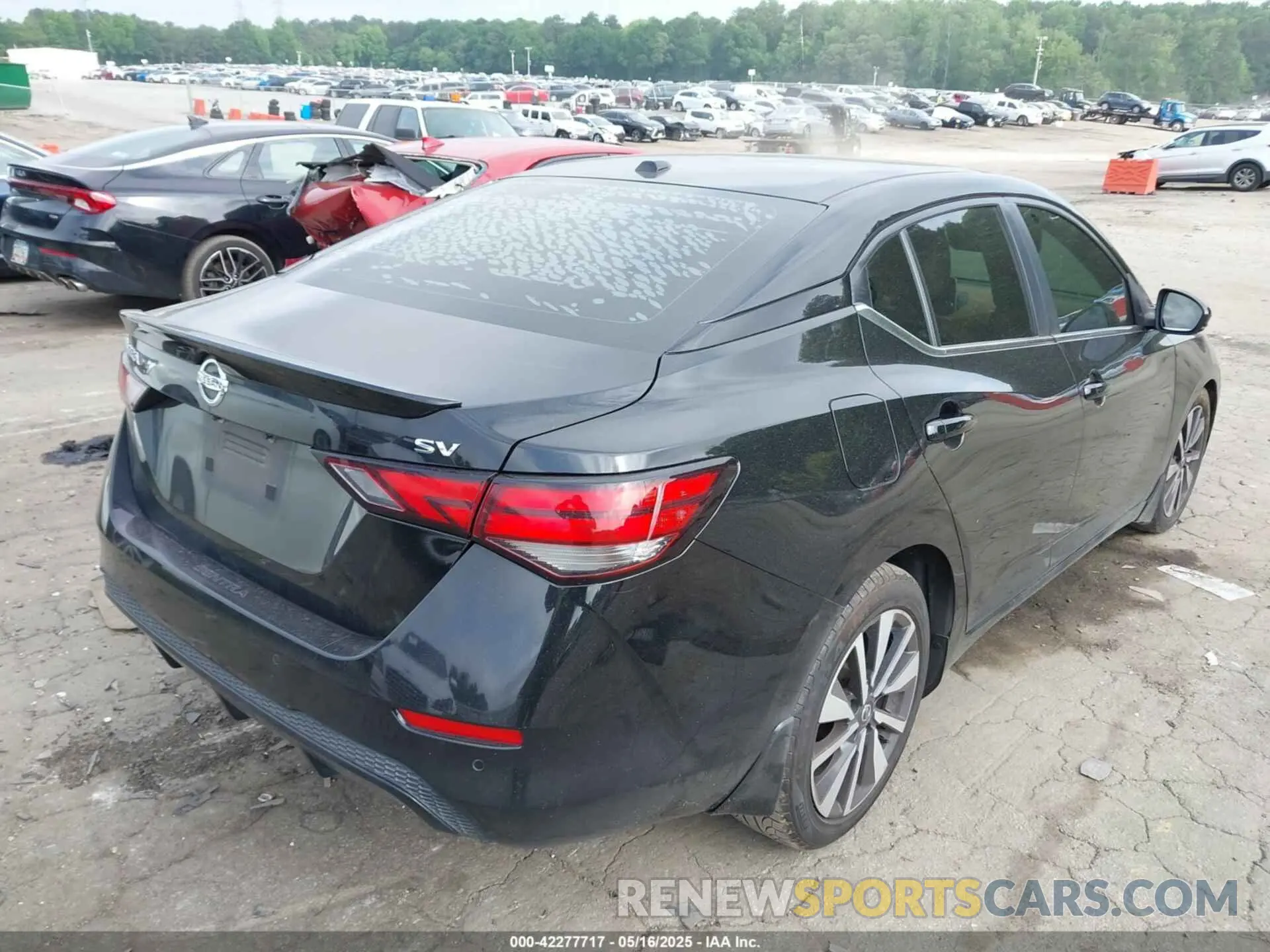 4 fotografías del automóvil dañado 3N1AB8CV1LY283106 NISSAN SENTRA 2020