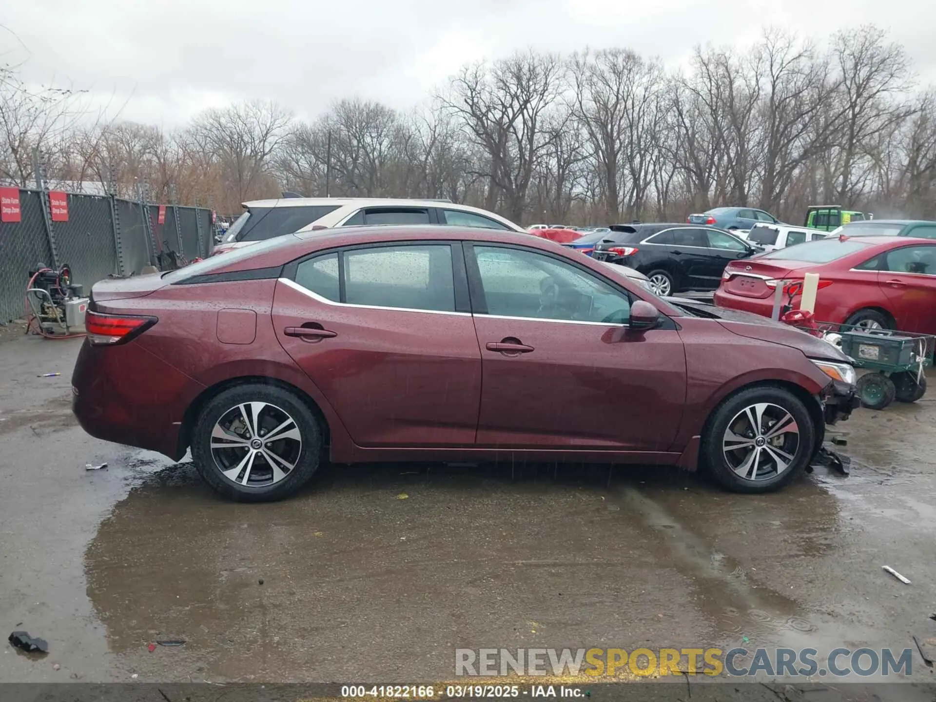 14 fotografías del automóvil dañado 3N1AB8CV1LY297071 NISSAN SENTRA 2020
