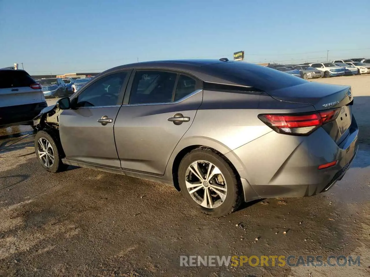 2 fotografías del automóvil dañado 3N1AB8CV1LY300342 NISSAN SENTRA 2020
